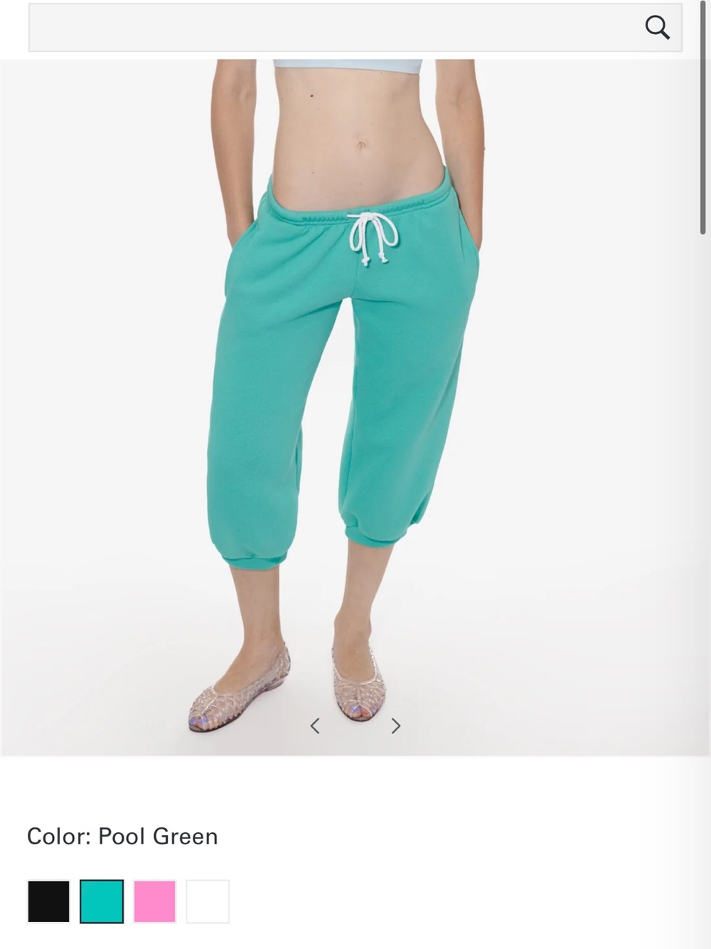 Los angeles apparel capri joggers